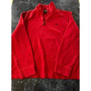 Vintage POLO RALPH LAUREN Red 00s 1/4 Zi